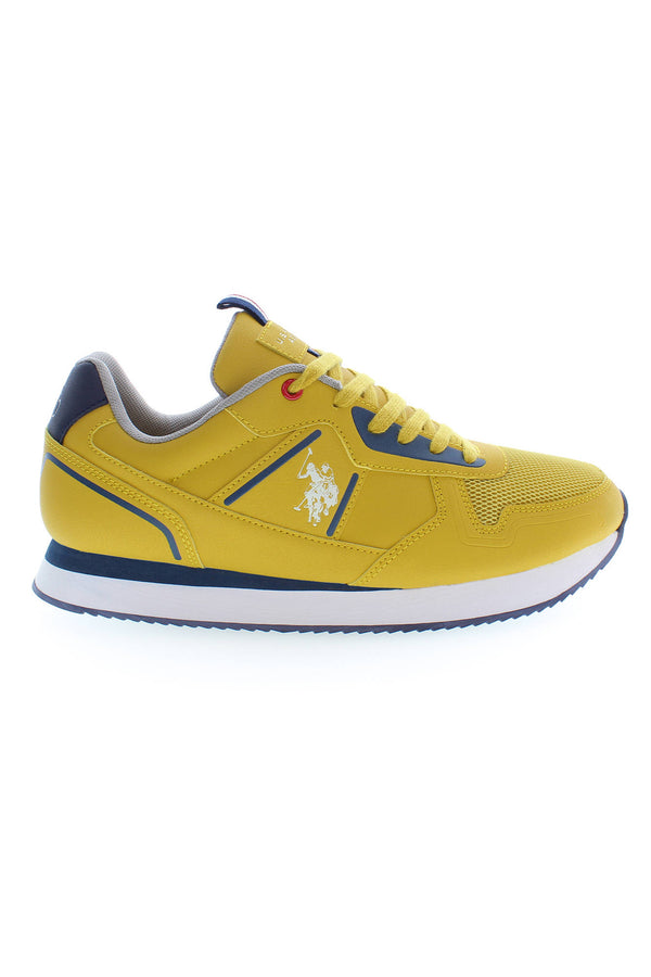 U S Polo Best Price Baskets Homme Jaune - stylesgateway