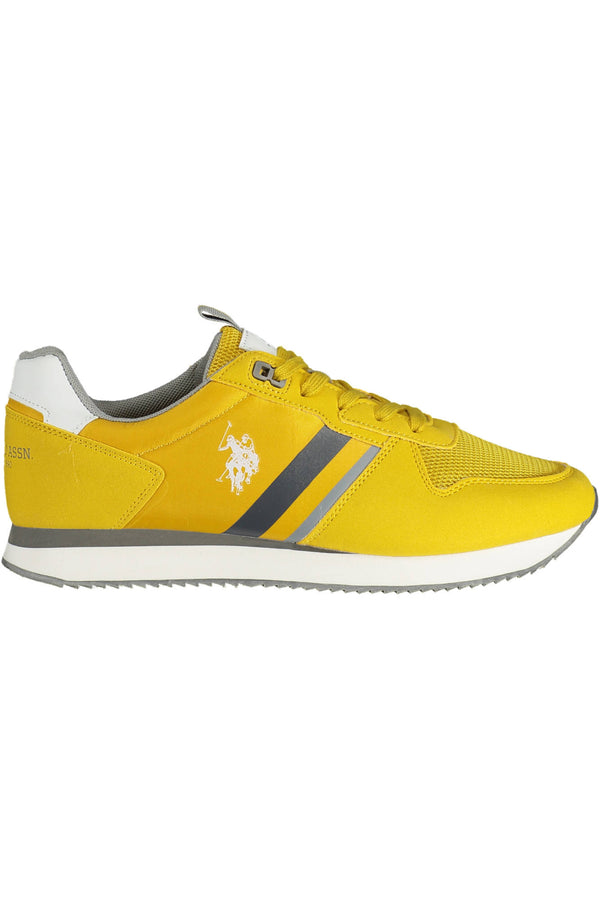 U S Polo Best Price Baskets Homme Jaune - stylesgateway