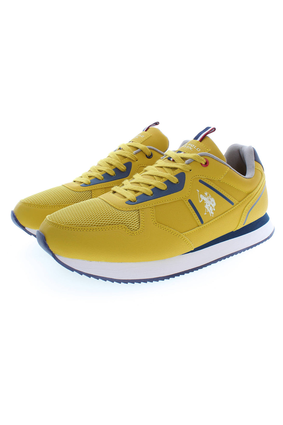 U S Polo Best Price Baskets Homme Jaune - stylesgateway