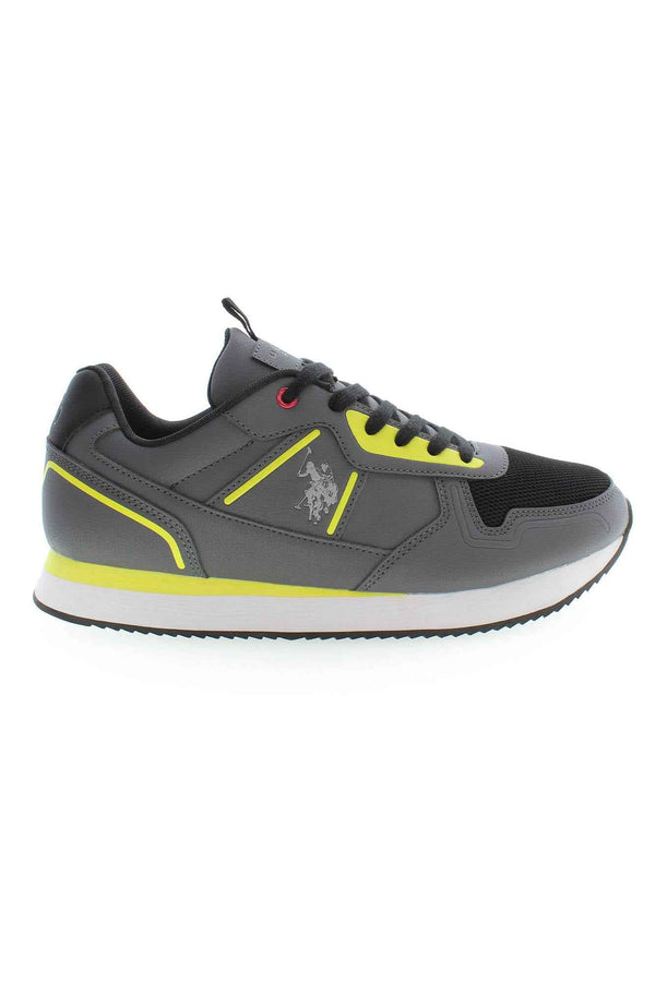 U S Polo Best Price Baskets Homme Gris - stylesgateway