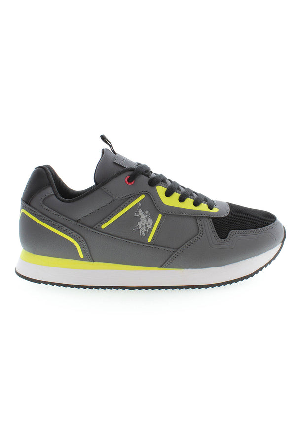 U S Polo Best Price Baskets Homme Gris - stylesgateway