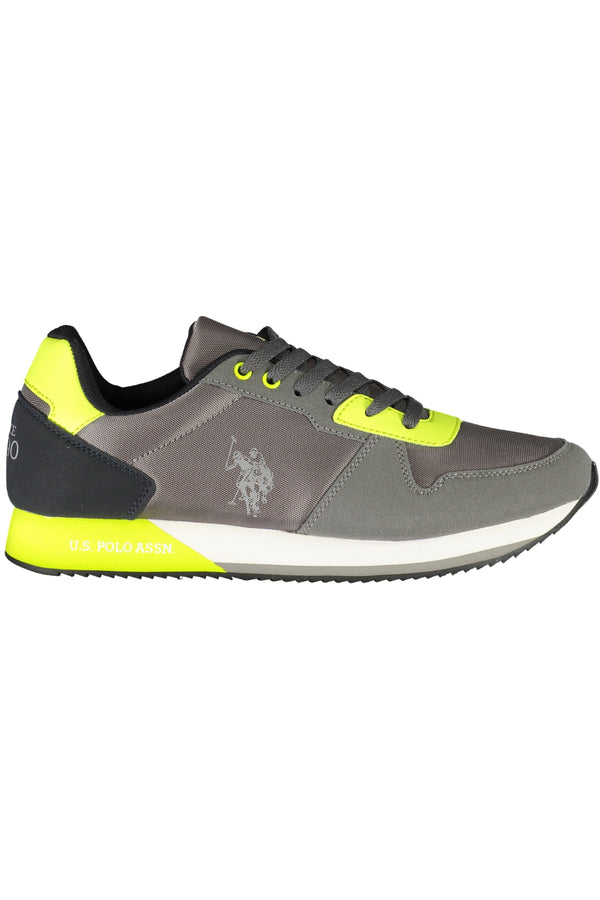 U S Polo Best Price Baskets Homme Gris - stylesgateway