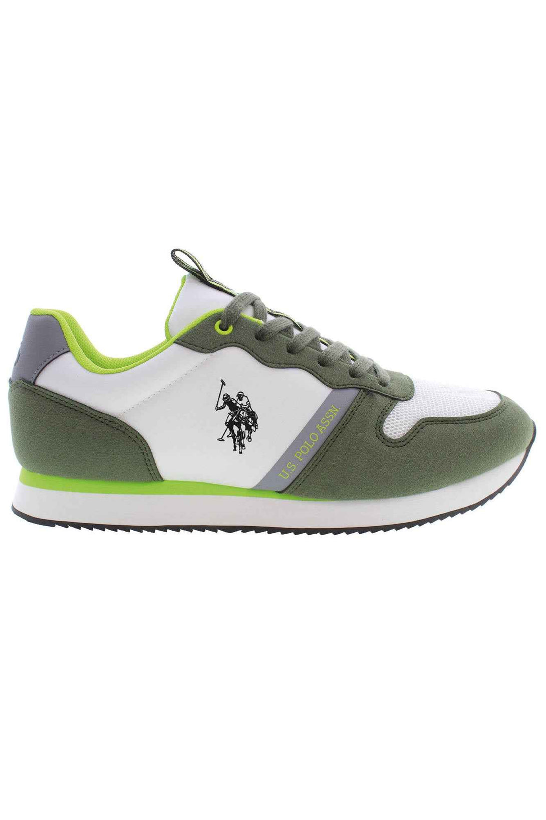 U S Polo Best Price Baskets Homme Vert - stylesgateway
