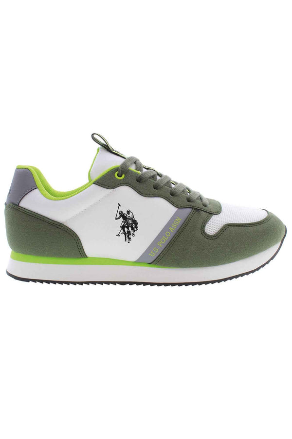 U S Polo Best Price Baskets Homme Vert - stylesgateway