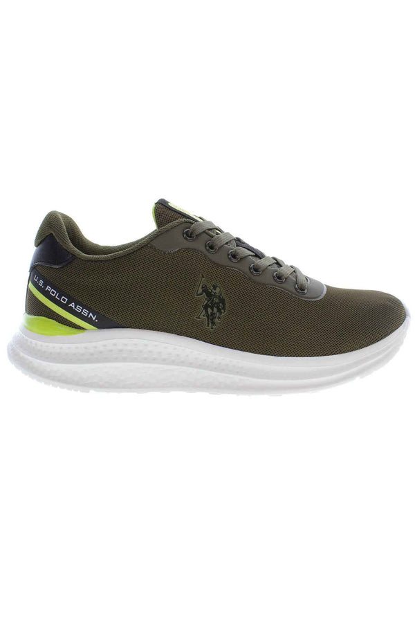 U S Polo Best Price Baskets Homme Vert - stylesgateway