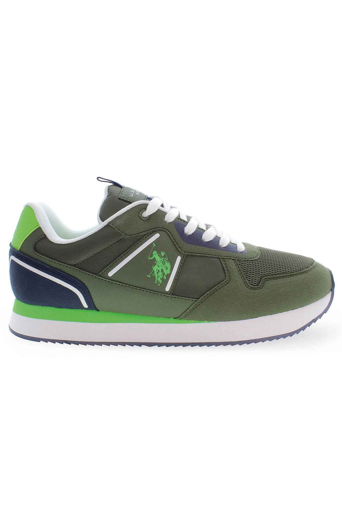 U S Polo Best Price Baskets Homme Vert - stylesgateway