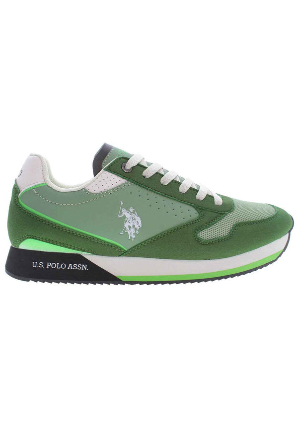 U S Polo Best Price Baskets Homme Vert - stylesgateway
