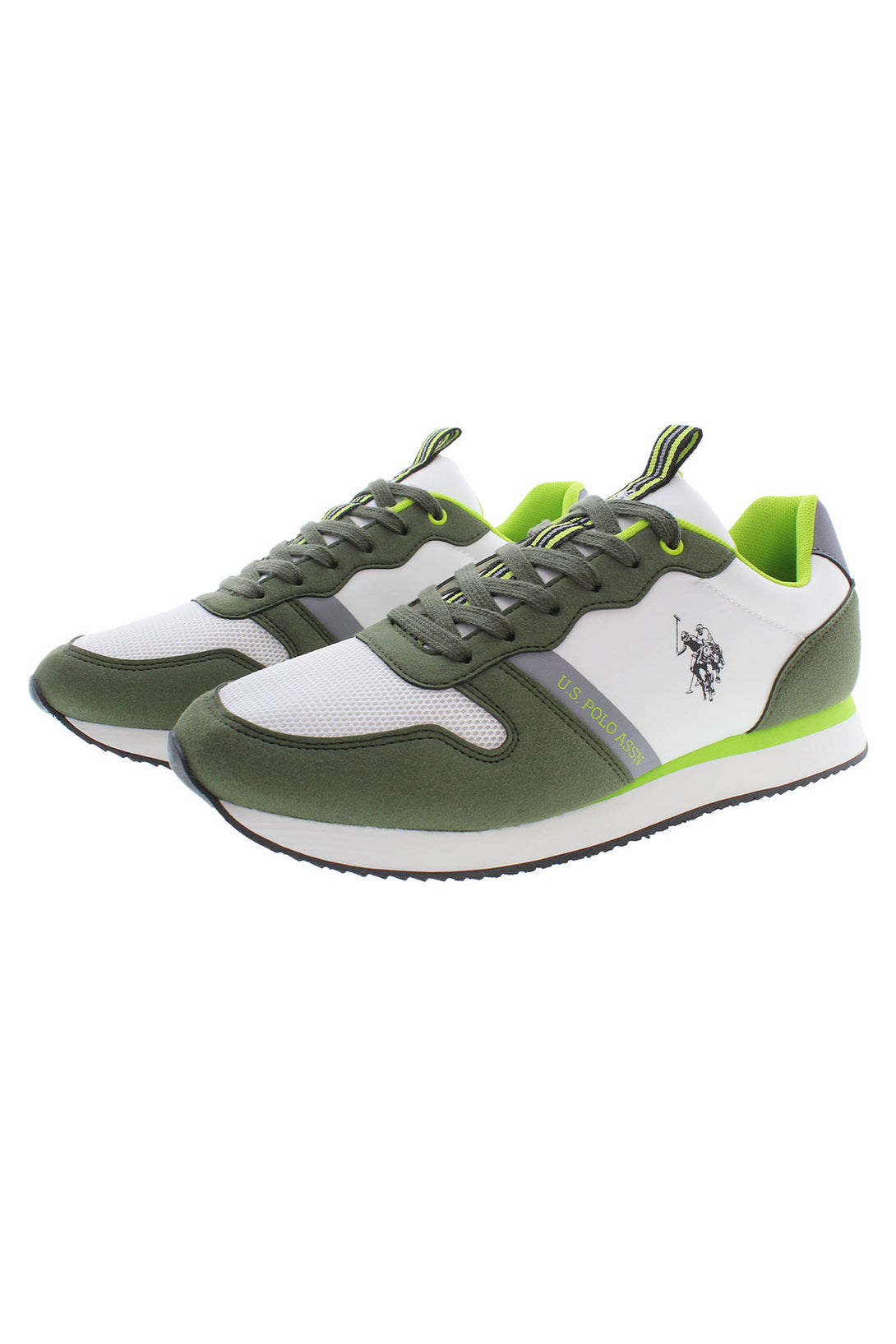 U S Polo Best Price Baskets Homme Vert - stylesgateway