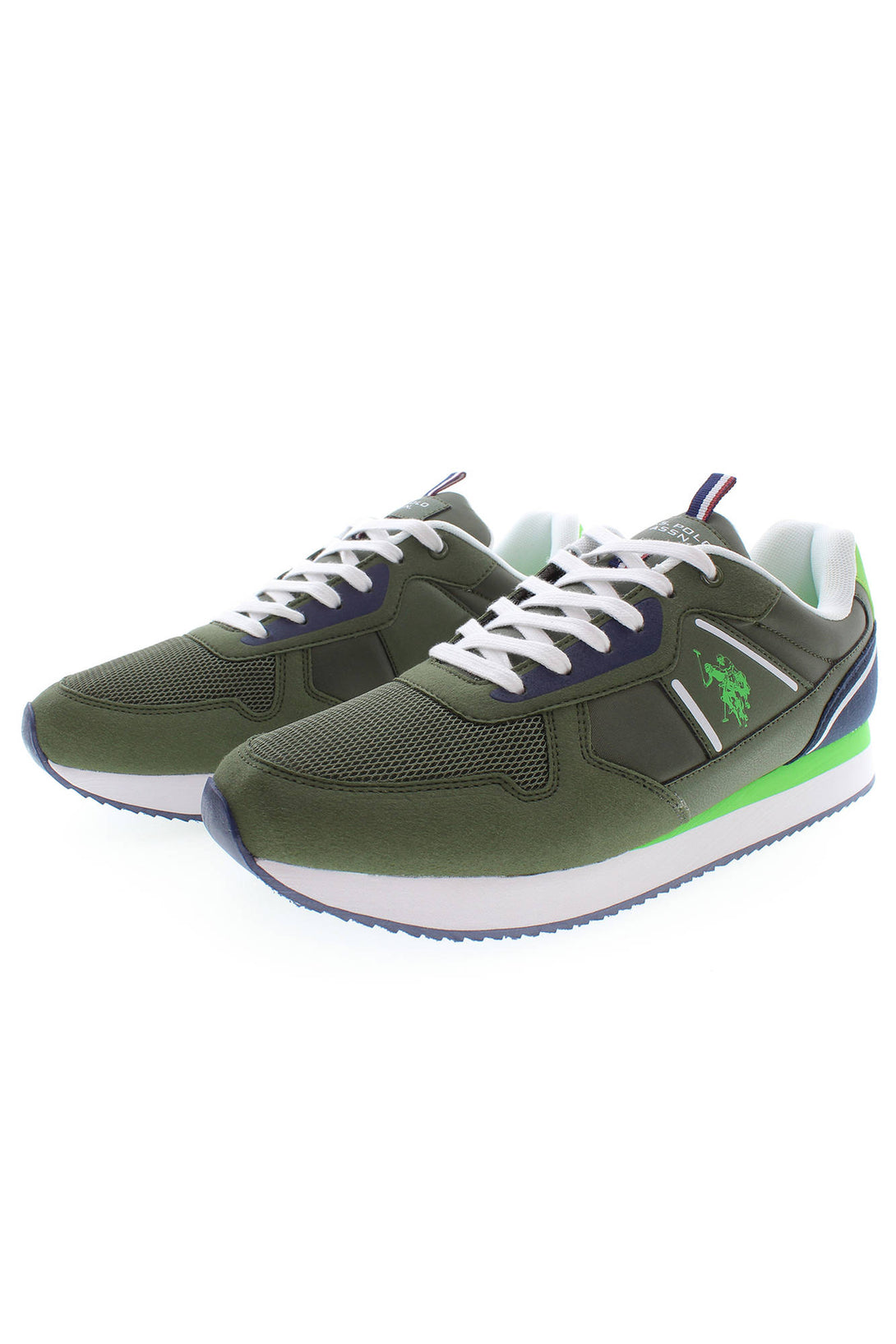 U S Polo Best Price Baskets Homme Vert - stylesgateway
