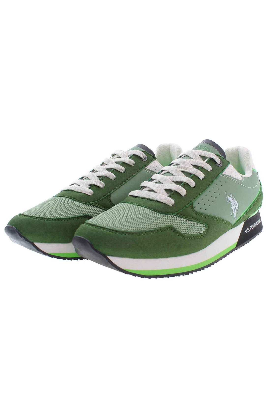 U S Polo Best Price Baskets Homme Vert - stylesgateway