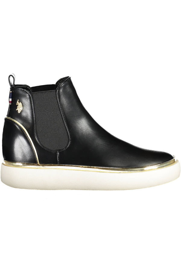 U S Polo Best Price Bottines Femme Noir - stylesgateway