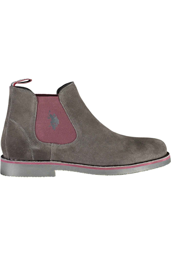 U S Polo Best Price Bottines Homme Gris - stylesgateway