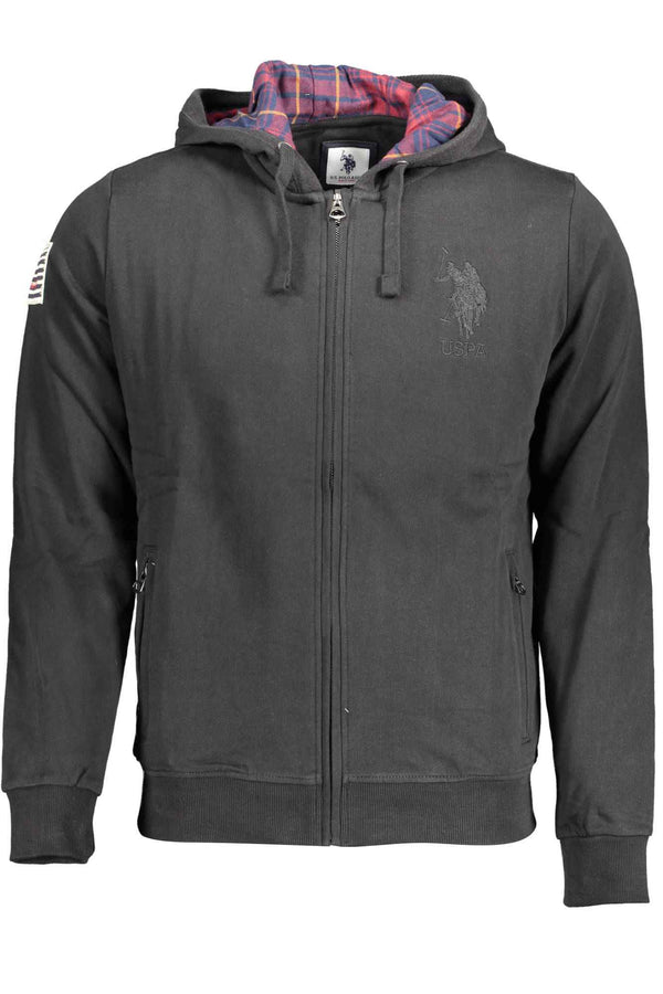 U S Polo Sweatshirts Homme Noir - stylesgateway