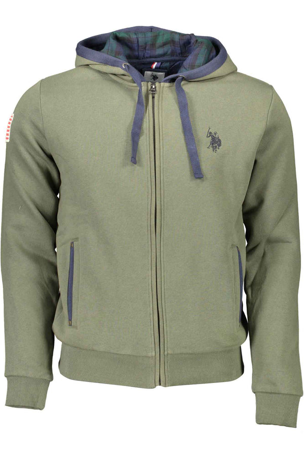 U S Polo Sweatshirts Homme Vert - stylesgateway
