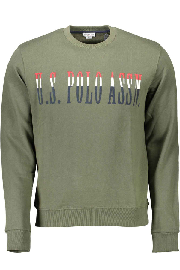 U S Polo Sweatshirts Homme Vert - stylesgateway