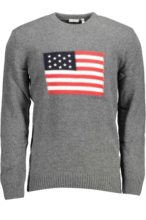 U S Polo Sweaters Homme Gris - stylesgateway