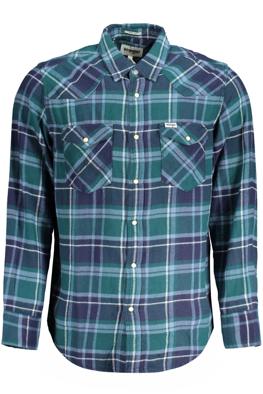 Wrangler Chemises Homme Vert - stylesgateway