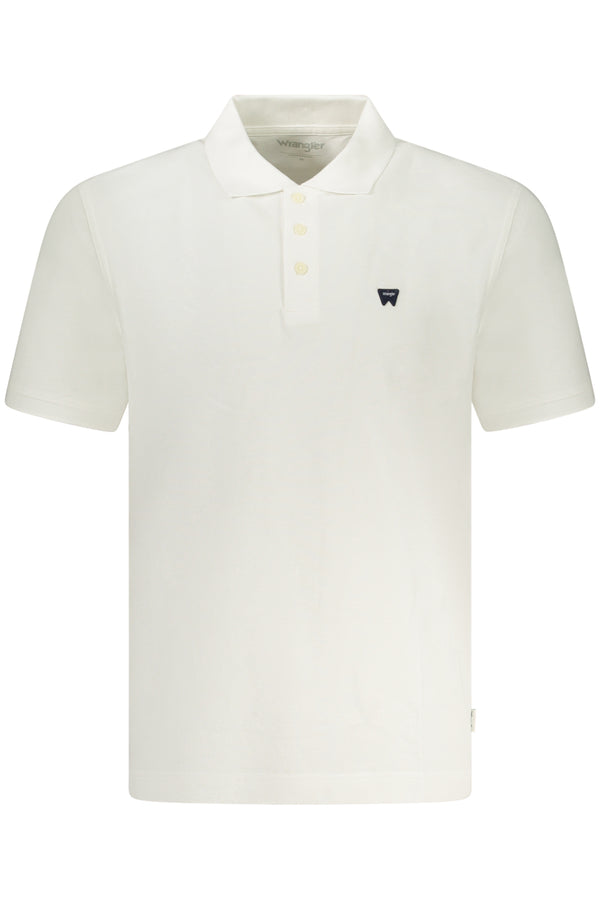 Wrangler Polo Homme Blanc - stylesgateway